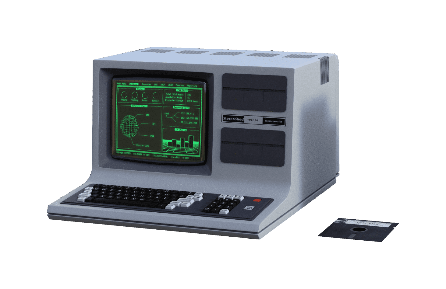 Totally super modern computer running ProVision 85