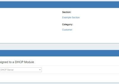 DHCP Customer Config