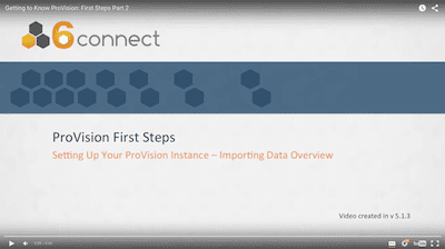 First Steps for Setting Up ProVision – Part 2 [Video]